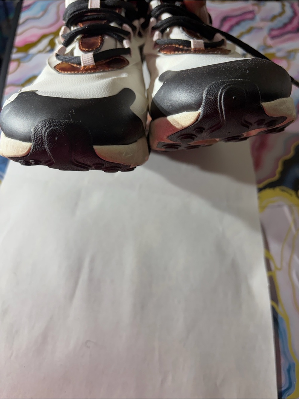 Nike Air Max 270 React Tortoise Shell Sail Size 7 - Picture 9 of 16